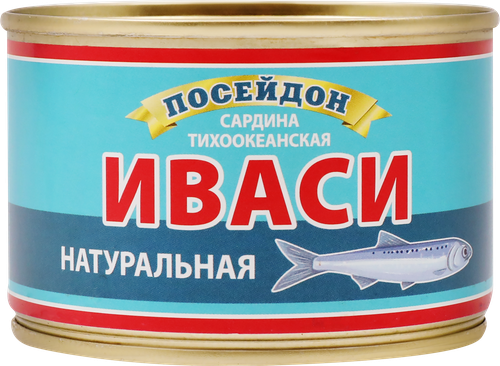 

Сардина Посейдон Иваси натуральная 230 г