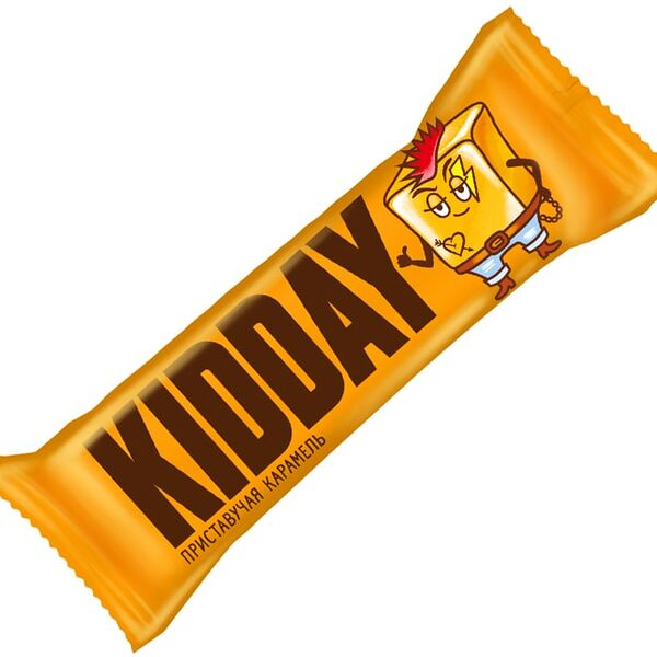 Батончик Kidday с начинкой со вкусом Карамель 40г
