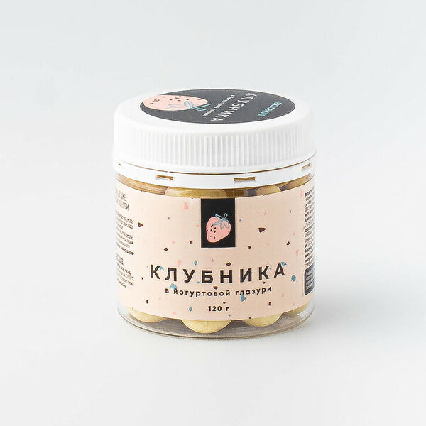 Клубника в йогуртовой глазури