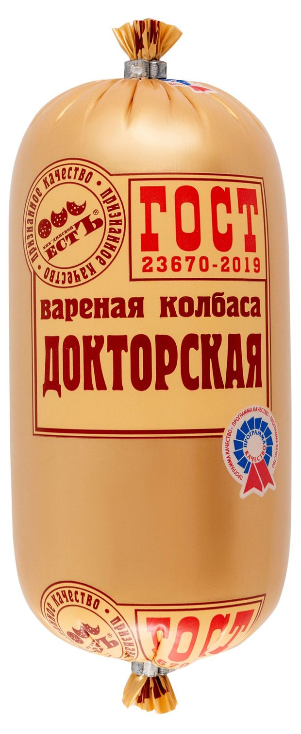 

Колбаса вареная Естъ Докторская ГОСТ 500 г