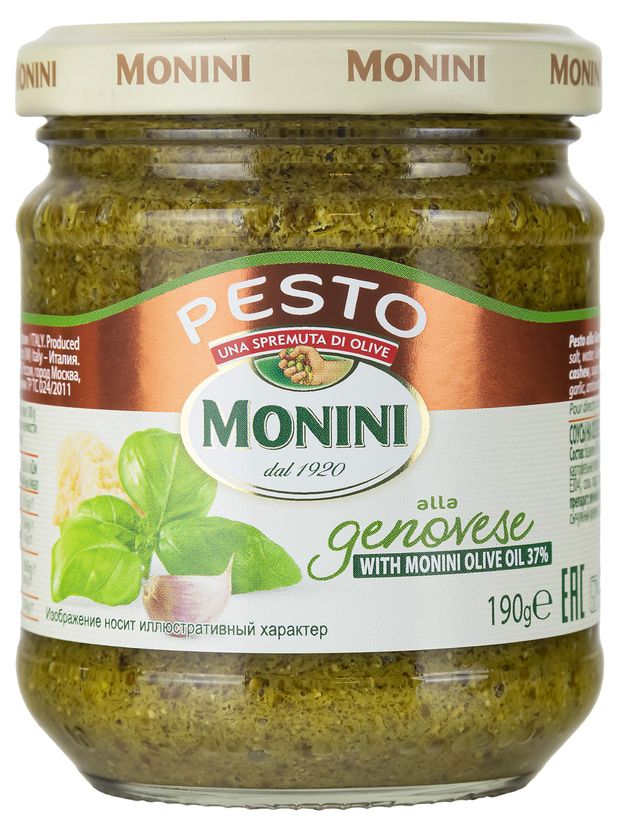 

Соус Pesto Monini с базиликом и чесноком