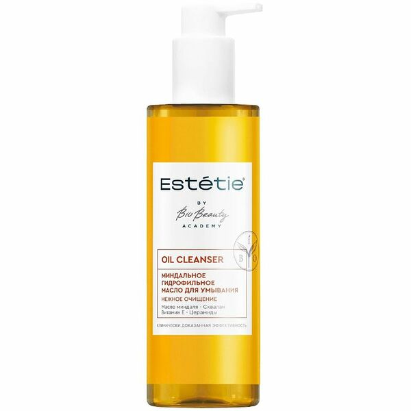 Гидрофильное масло Estetie Oil Cleanser миндальное для умывания, 180 мл