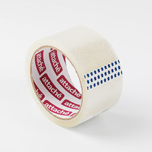 Клейкая лента упаковочная Attache 50 мм x 50 м 40 мкм прозрачная