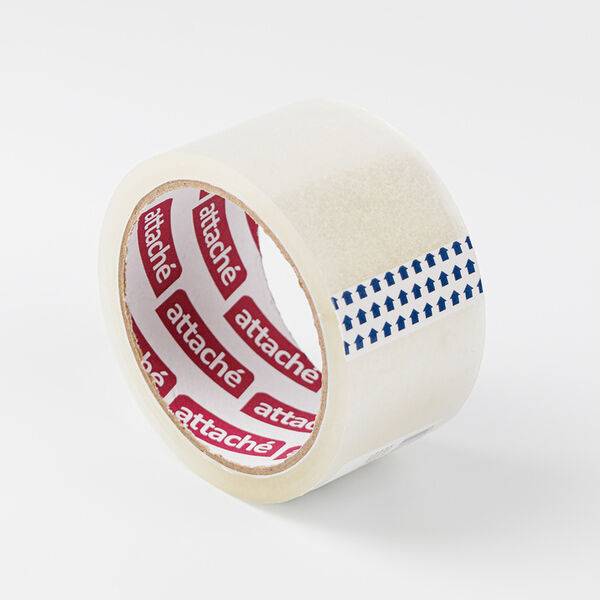 Клейкая лента упаковочная Attache 50 мм x 50 м 40 мкм прозрачная