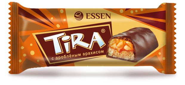 

Десерт Essen Tira Mini глазированный с дробленым арахисом вес