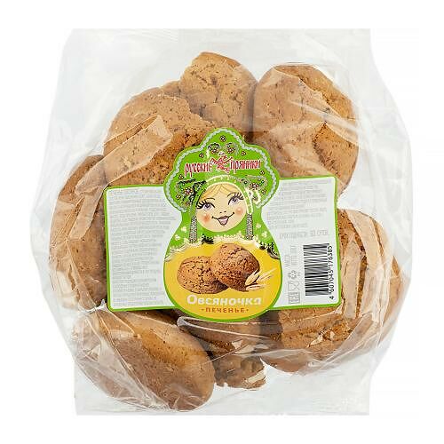 Печенье овсяное Русские пряники Овсяночка 400 г