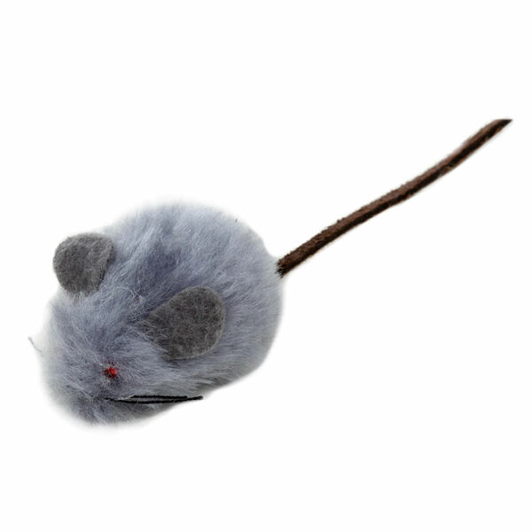Игрушка для кошек Pet Hobby Мышь меховая, 4,5 см (2 шт.)