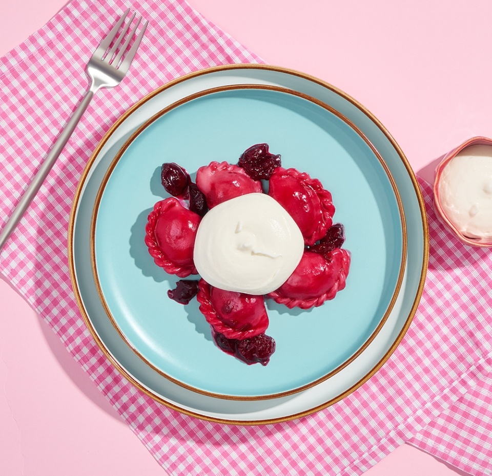 

Вареники творожные с вишней 230 г