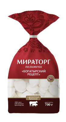 Пельмени Мираторг Богатырский рецепт 700 г