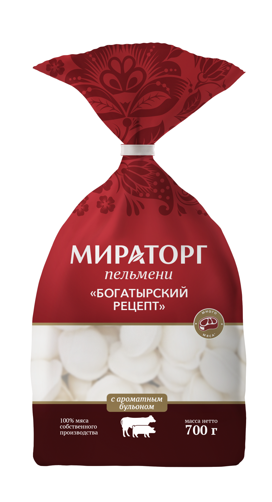 

Пельмени Мираторг Богатырский рецепт 700 г