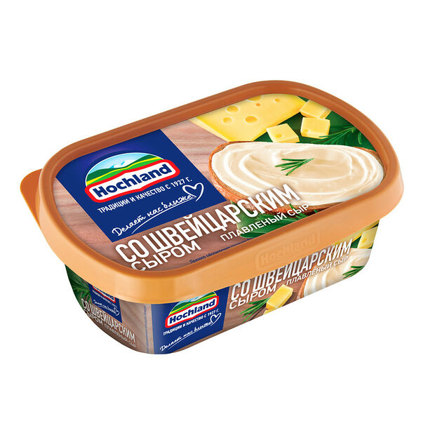 Сыр плавленый Hochland Сырная классика со швейцарским сыром 50% БЗМЖ, 200 г