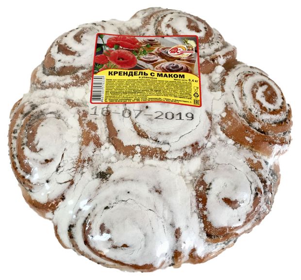

Крендель ТХК с маком 400 г
