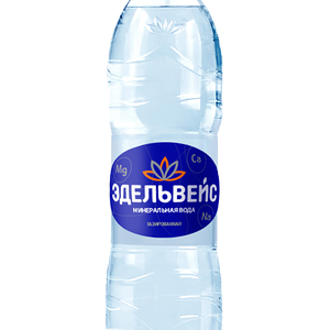 Вода минеральная Эдельвейс газированная 1.5л