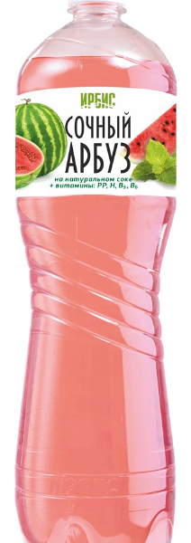 Напиток газированный Ирбис Сочный арбуз 1.5 л
