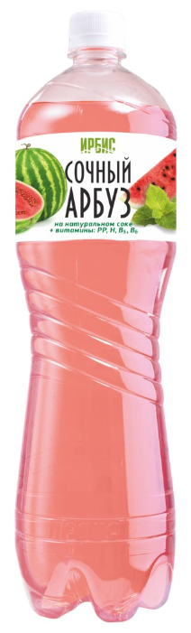 

Напиток газированный Ирбис Сочный арбуз 1.5 л