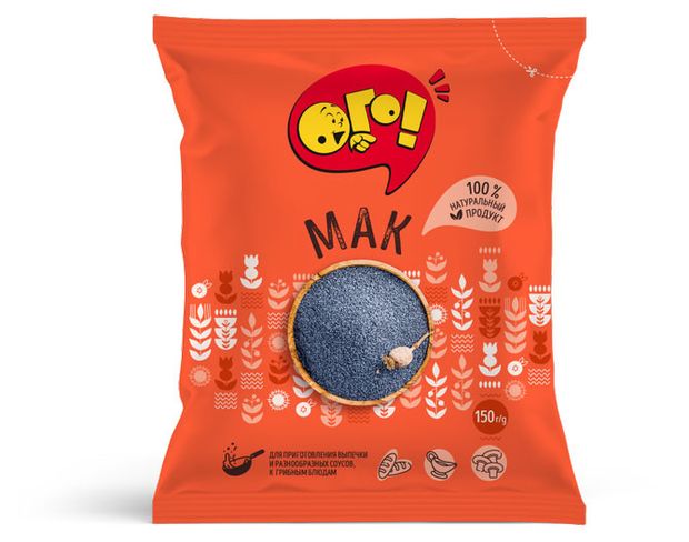 

Мак Ого! пищевой 150 г