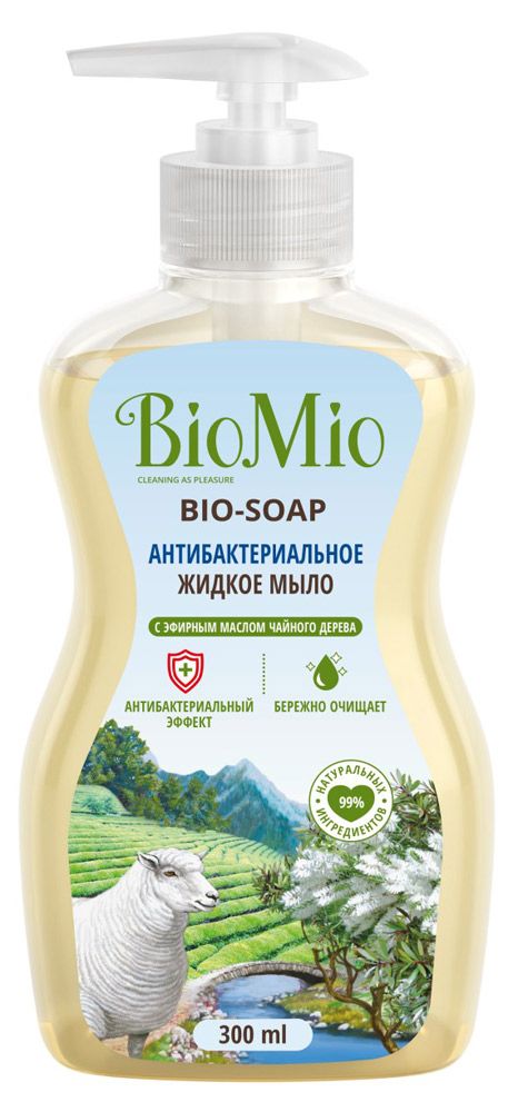 

Жидкое мыло BioMio антибактериальное с маслом чайного дерева 300 мл