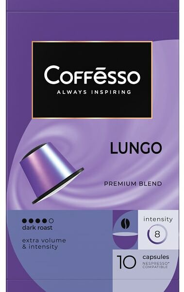 Кофе в капсулах Coffesso Lungo blend 10шт