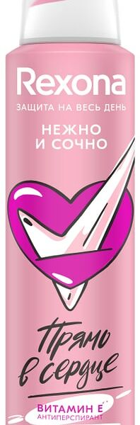 Антиперспирант-дезодорант спрей Рексона Нежно и сочно с витамином Е без спирта 150мл