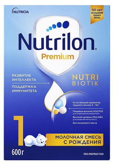

Смесь молочная Nutricia Nutrilon Premium 1 с 0 месяцев 600 г