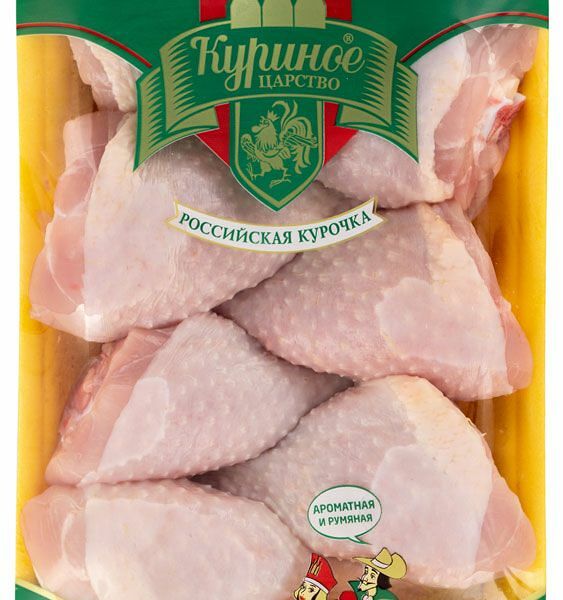 Голень цыпленка-бройлера Куриное царство с кожей охлажденная вес