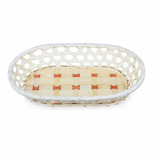 Корзинка овальная Braid, 26х18 см, бамбук
