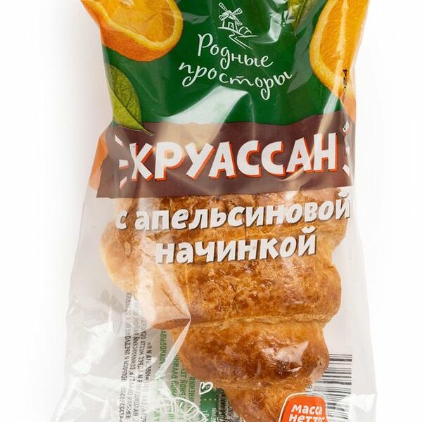 Круассан Родные просторы с апельсиновой начинкой 80 г