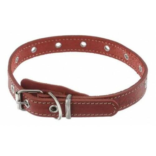 Аркон ошейник кожаный 20 мм Универсальный Красный