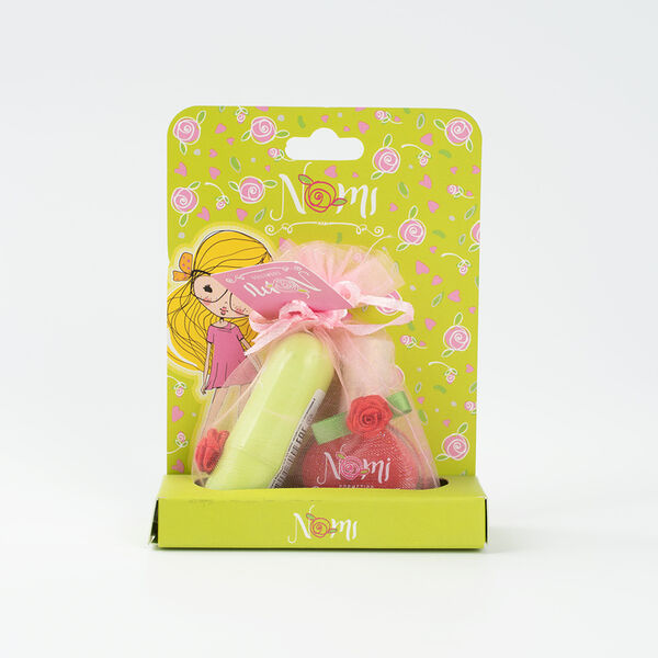 Набор детской косметики подарочный (лак для ногтей, бальзам для губ)