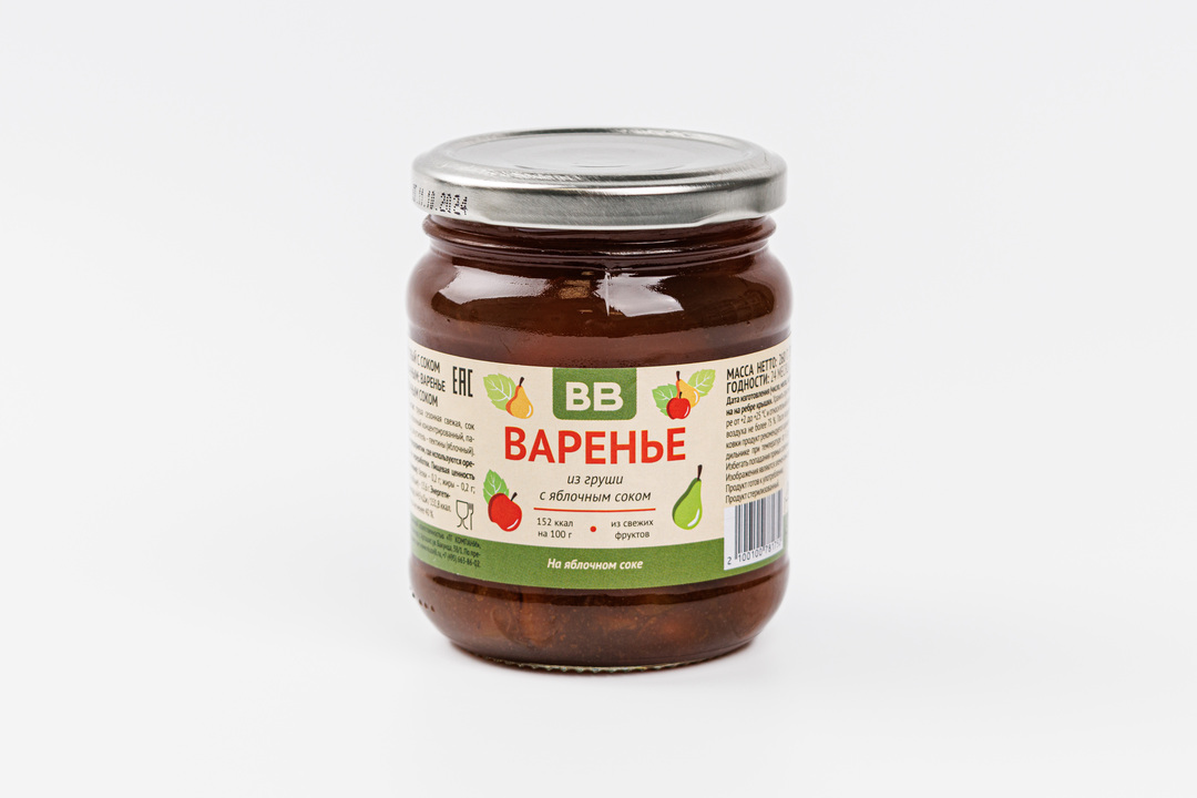 

Варенье ВкусВилл из груши с яблочным соком, 260 г