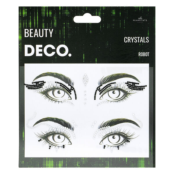 Кристаллы для лица и тела Deco Cyberpunk by Miami tattoos Robot