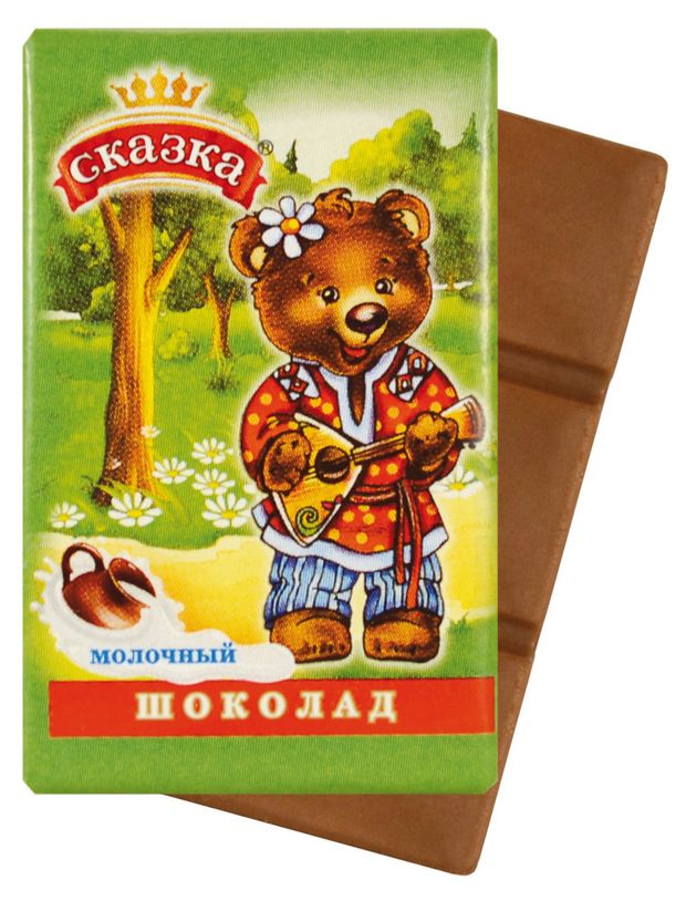 

Шоколад молочный Сказка 15 г дизайн в ассортименте