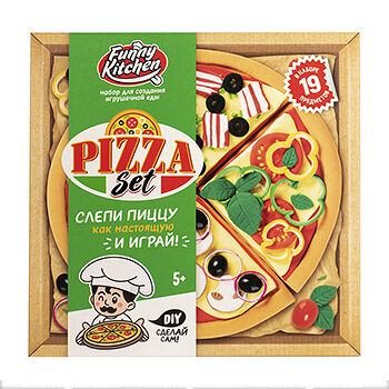 Игрушка Funny Kitchen для детей старше 5 лет наборы модели Slime Лаборатория Pizza set 