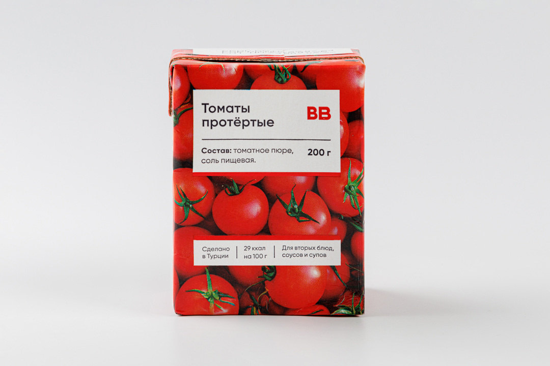 

Томаты протертые Вкусвилл, 200г