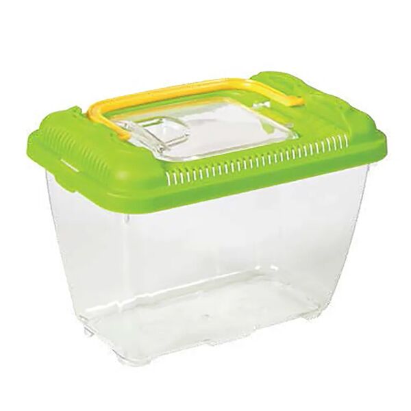 Фаунариум пластиковый с цветной крышкой Naribo, для мелких животных