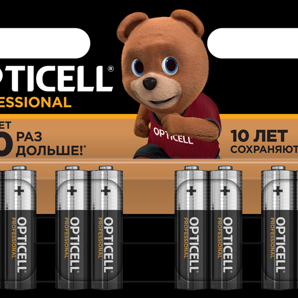 Батарейки Opticell Professional AA, арт. 5052007, 8 шт.