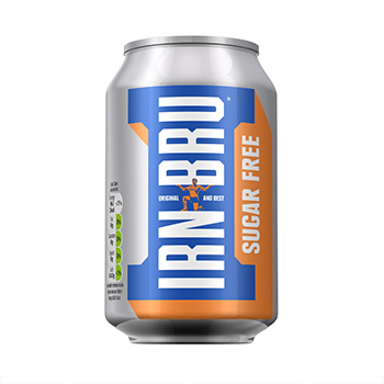 

Напиток газированный Irn Bru Sugar Free без сахара низкокалорийный AG Barr p.l.c 330 мл