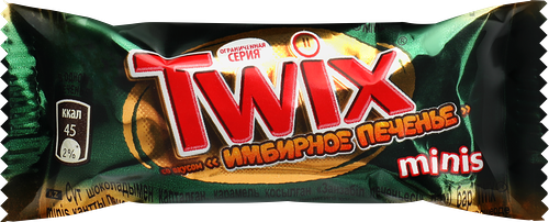 Шоколадные конфеты Twix Minis со вкусом имбирного печенья, лимитированная Новогодняя коллекция, вес