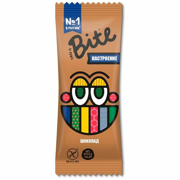 Батончик орехово-фруктовый Take a Bite Настроение Шоколад 45 г