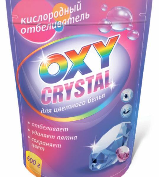 Отбеливатель для цветного белья кислородный Oxy Crystal 600 г