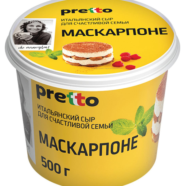 Сыр Маскарпоне Pretto 80%