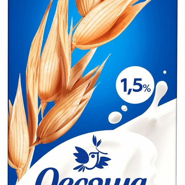 Напиток овсяный Овсяша 1,5% 1 л