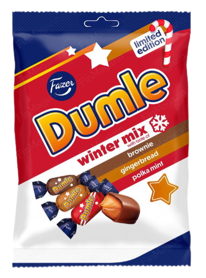 

Конфеты Fazer Dumle Зимний микс с ирисом 180г