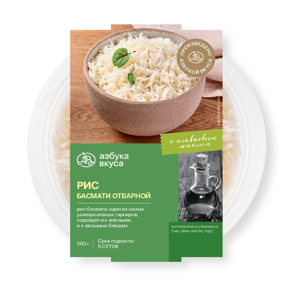 

Рис Азбука Вкуса басмати отварной 300 г