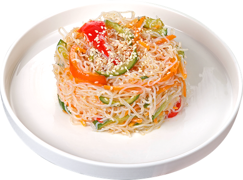 Фунчоза Лента Fresh по-восточному с овощами лоток, вес 