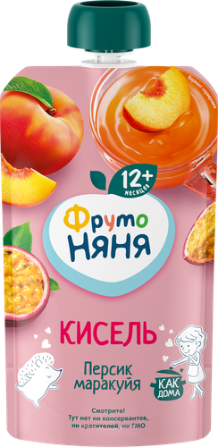 

Кисель ФрутоНяня персик-маракуйя 130 г с 12 месяцев