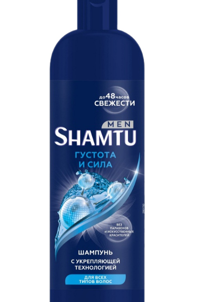 Шампунь для волос Shamtu Men Густота и Сила с Укрепляющей Технологией 500 мл