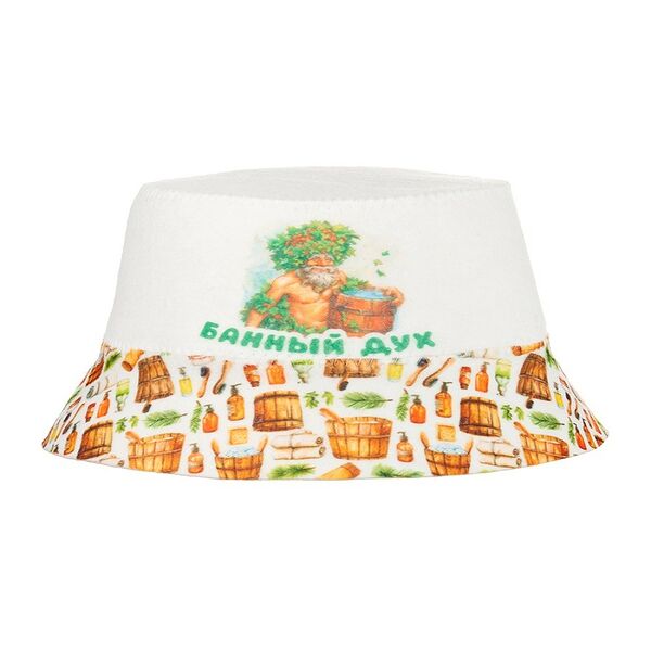 Шапка-панама банная Банный дух, синтетический войлок