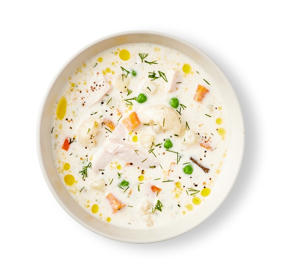 

Суп куриный сливочный с зелёным горошком, «Уже готово», 270 г