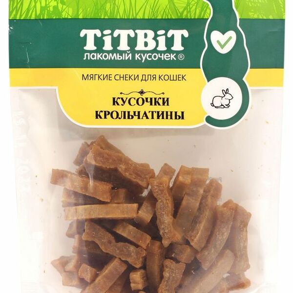 Лакомство для кошек TiTBiT кусочки крольчатины